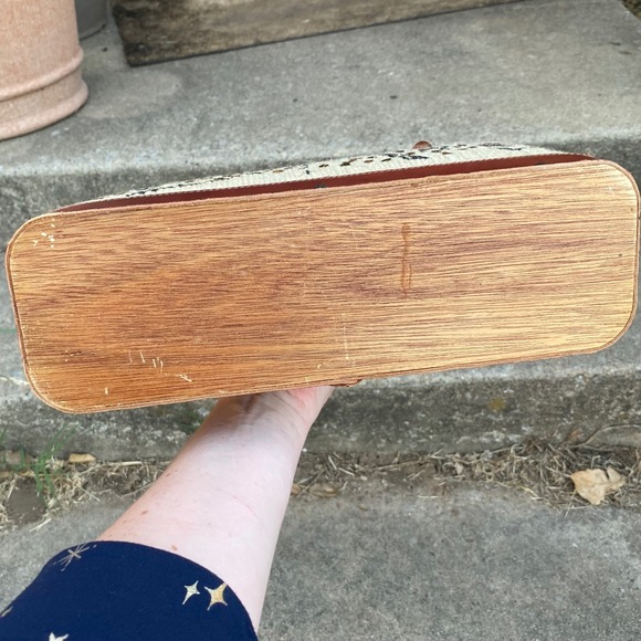 Enid Collin's of Texas Horse HANDMADE Straw Tote Bag Purse Handbag - Picture 9 of 12